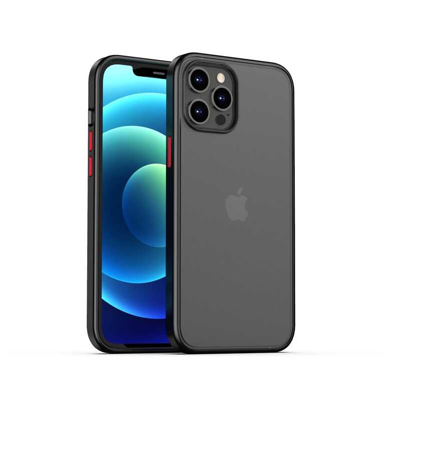 iPhone 12 Pro Max Kılıf Benks Magic Smooth Drop Resistance Kılıf Siyah