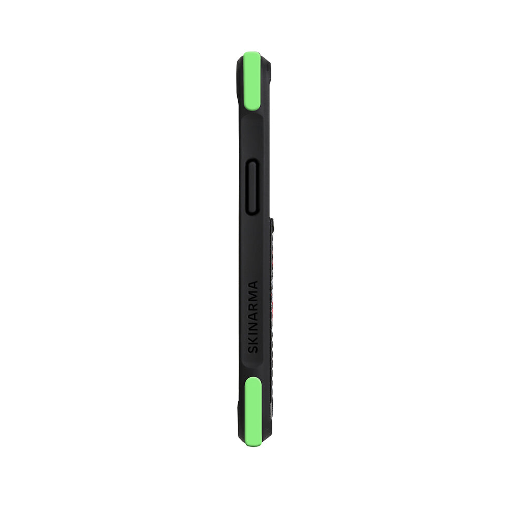 iPhone 12 Pro Max Kılıf SkinArma Standlı Deri Görünümlü Funsha Kılıf Kırmızı