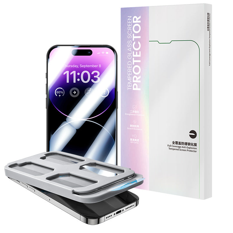 Apple iPhone 13 Benks V Pro Ultra Shield 0.3mm Ekran Koruyucu + Kolay Uygulama Aparatlı Şeffaf