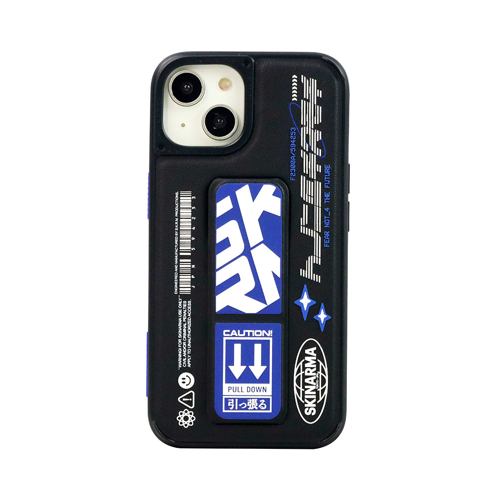 Apple iPhone 13 Kılıf Skinarma Standlı Deri Görünümlü Akarui Kapak