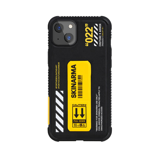 Apple iPhone 13 Kılıf Skinarma Standlı Deri Görünümlü Shingoki Kapak