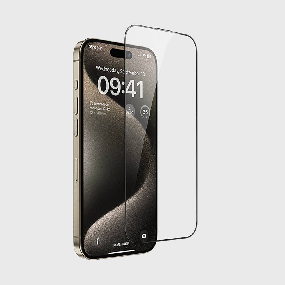 iPhone 13 Pro Casebang Clear HD Ekran Koruyucu + Kolay Uygulama Aparatı Renksiz