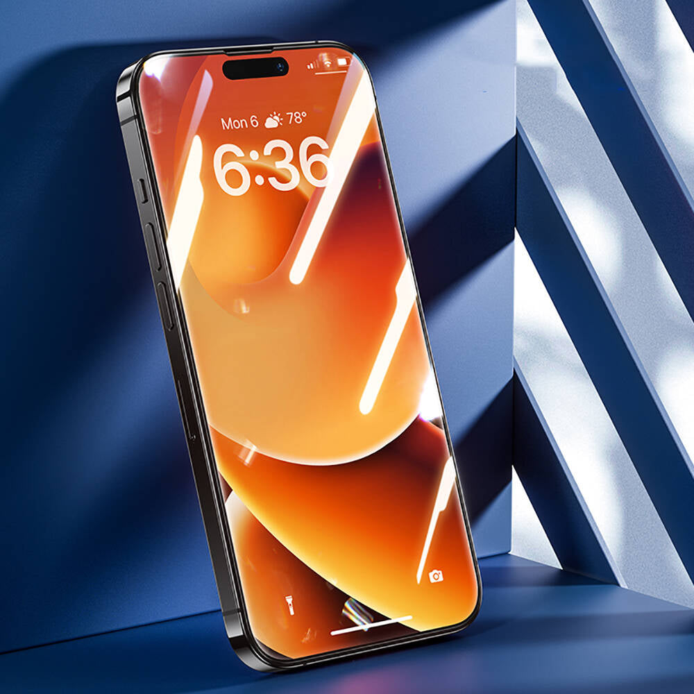 iPhone 13 Pro Hidrofobik Ve Oleofobik Özellikli Benks Air Shield Ekran Koruyucu 10"lu Paket Şeffaf