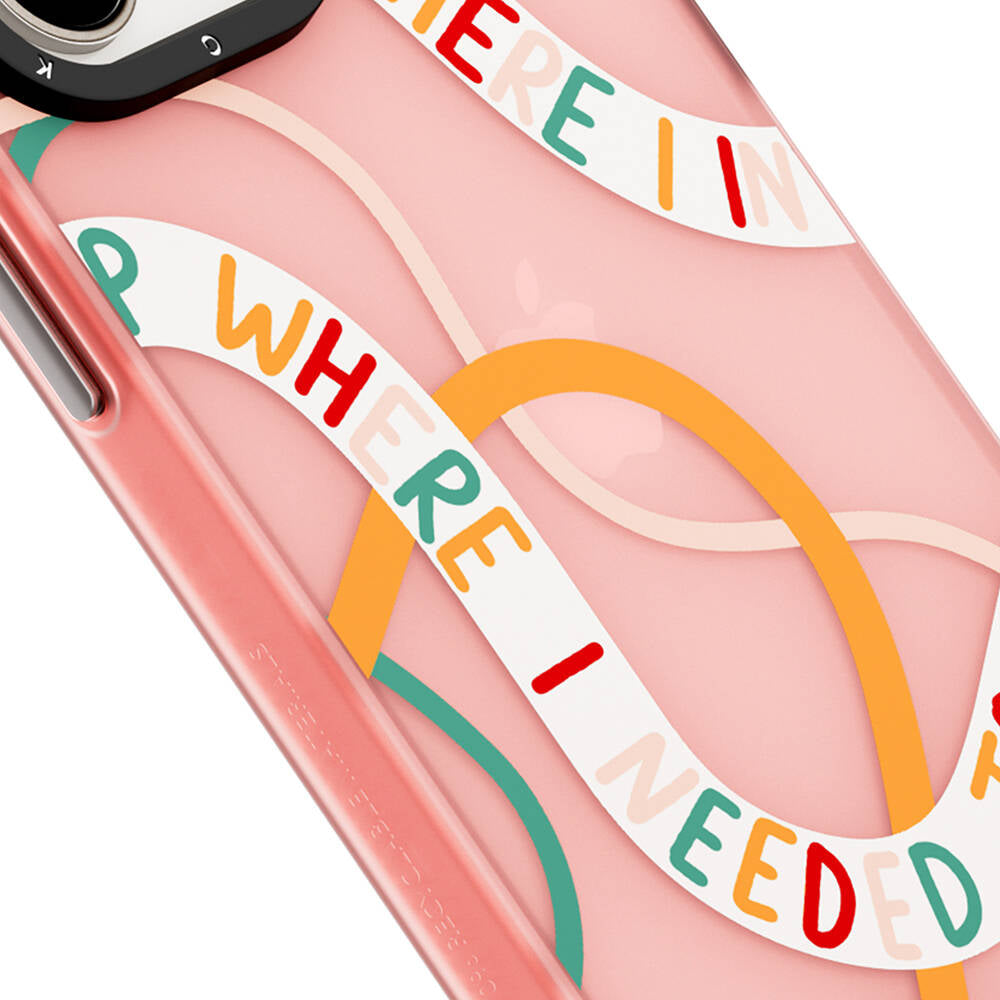 iPhone 13 Pro Kılıf Bethany Green Tasarımlı Youngkit Sweet Language Kılıf Rose Gold