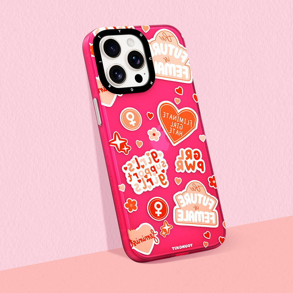 iPhone 13 Pro Kılıf Bethany Green Tasarımlı Youngkit Sweet Language Kılıf Yeşil