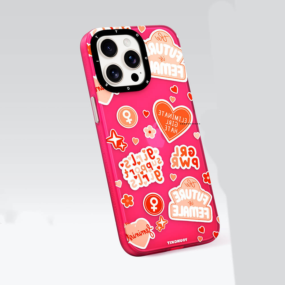 iPhone 13 Pro Kılıf Bethany Green Tasarımlı Youngkit Sweet Language Kılıf Yeşil