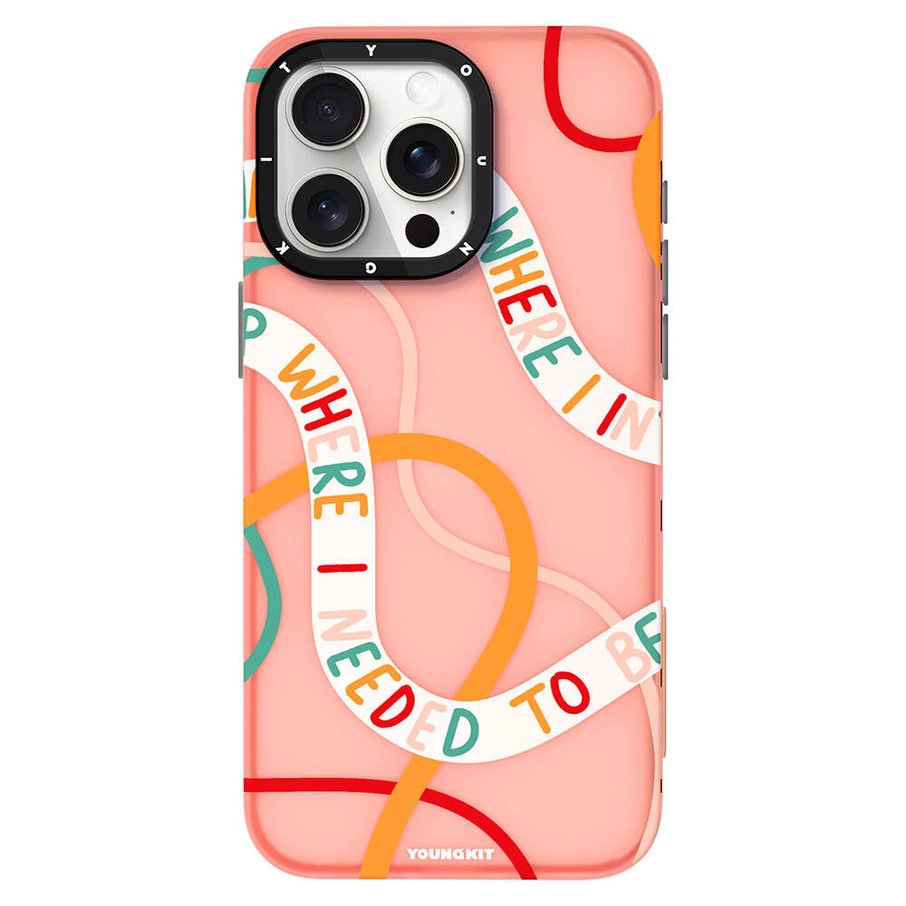 iPhone 13 Pro Kılıf Bethany Green Tasarımlı Youngkit Sweet Language Kılıf Rose Gold