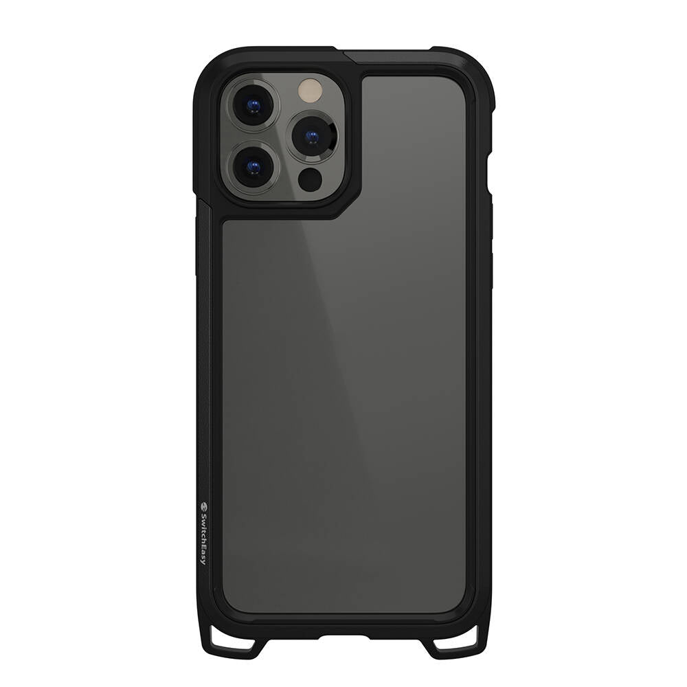 iPhone 13 Pro Kılıf Boyun Askılı Kompozit Tasarımlı Şok Önleyicili Lisanslı Switcheasy Odyssey Kılıf Rainbow