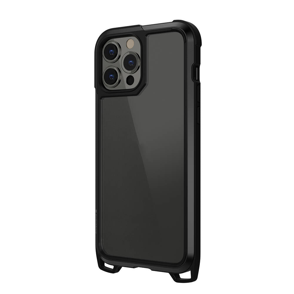 iPhone 13 Pro Kılıf Boyun Askılı Kompozit Tasarımlı Şok Önleyicili Lisanslı Switcheasy Odyssey Kılıf Rainbow