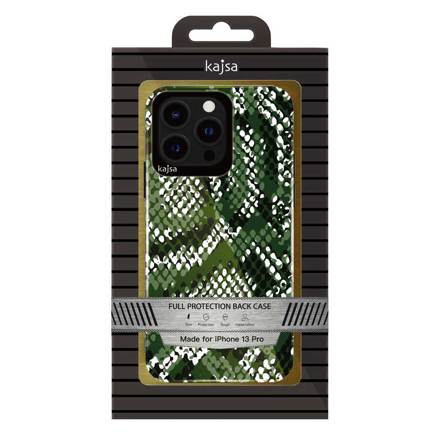 iPhone 13 Pro Kılıf Kajsa Shield Plus Wild Serisi 2 Arka Kılıf NO1