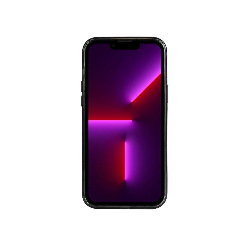 iPhone 13 Pro Kılıf SkinArma Şeffaf Desenli Kaze Kılıf Siyah