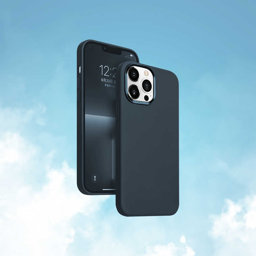 iPhone 13 Pro Kılıf Wiwu Magsafe Magnetic Silikon Kılıf Kırmızı