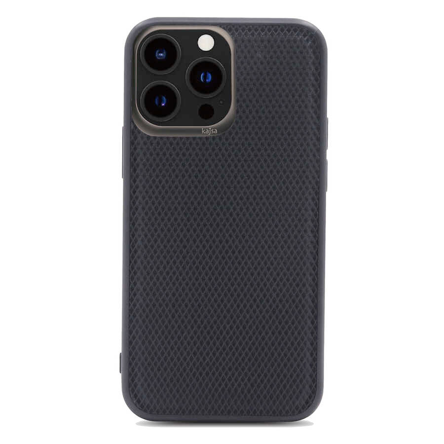 Apple iPhone 13 Pro Max Kılıf Kajsa Preppie Serisi Dark Kapak