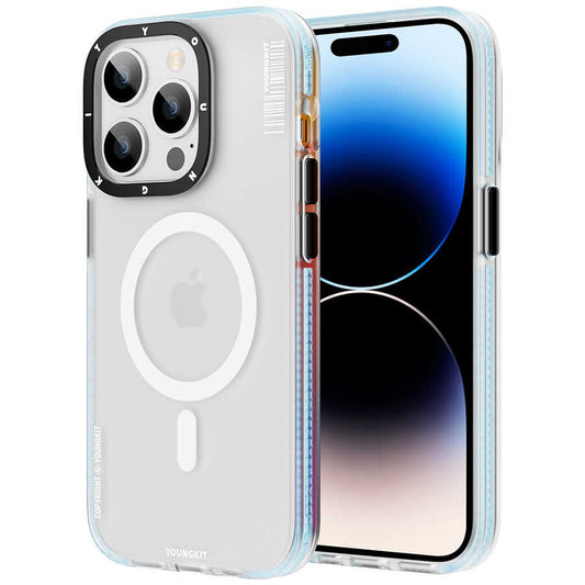 Apple iPhone 13 Pro Max Kılıf M-safe Şarj Özellikli Youngkit Jane Sand Serisi Kapak