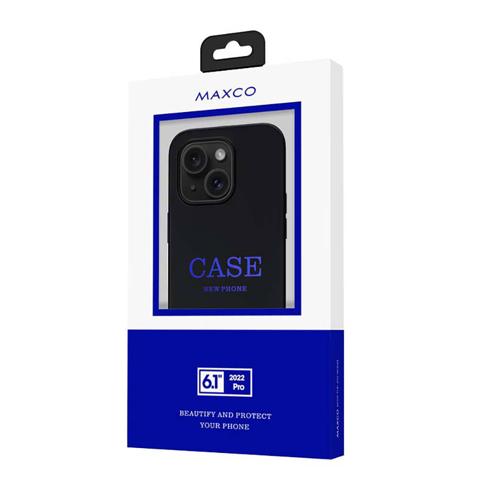 iPhone 14 Kılıf Magsafe Şarj Özellikli Liquid Silikon Recci Mousse Serisi Kılıf Siyah