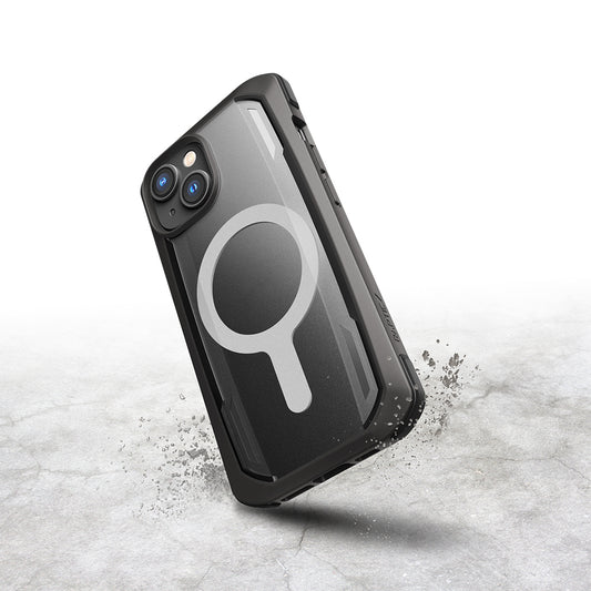 Apple iPhone 14 Kılıf M-safe Şarj Özellikli Raptic Secure Serisi Çift Kat TPU Kenarlı Şeffaf Arka Yüzeyli Kapak Yeşil