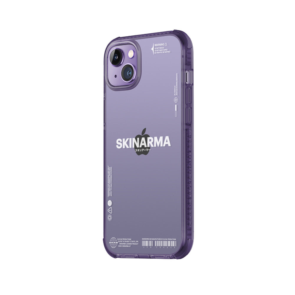 iPhone 14 Kılıf SkinArma Şeffaf Airbag Tasarımlı Iro Kılıf Kırmızı