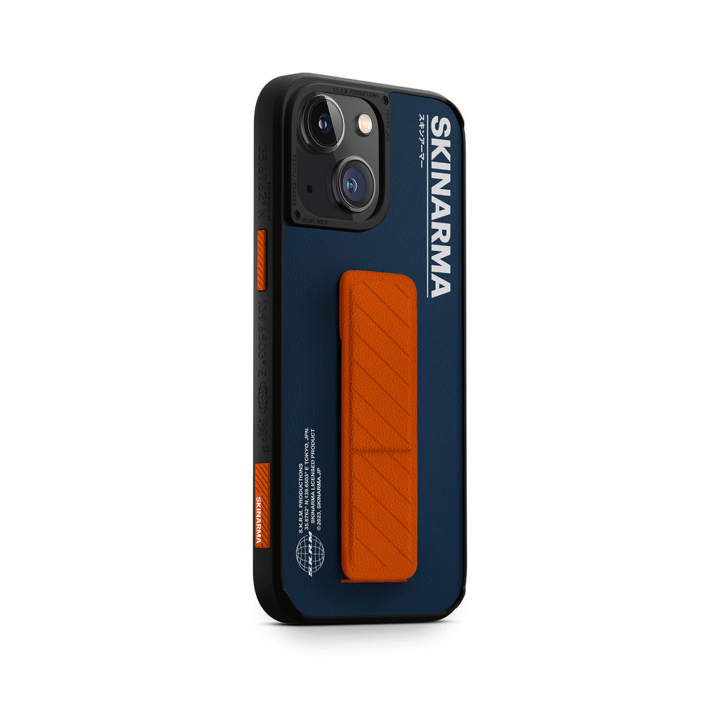 iPhone 14 Kılıf SkinArma Standlı Deri Görünümlü Gyo Kılıf Olive