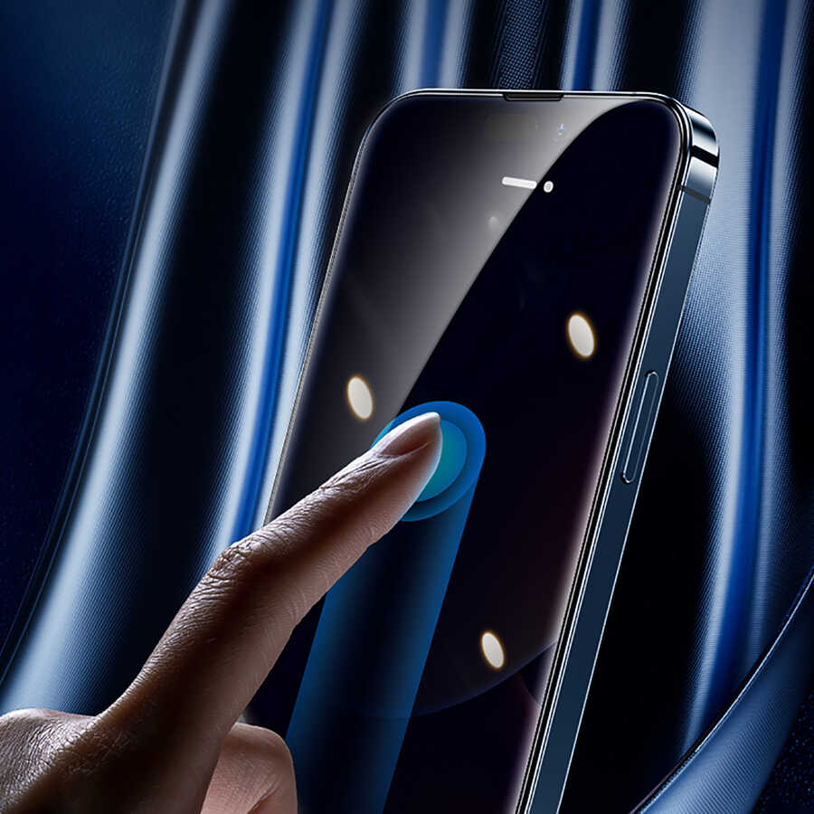 iPhone 14 Plus Benks 0.3mm V Pro Privacy Hayalet Ekran Koruyucu Siyah