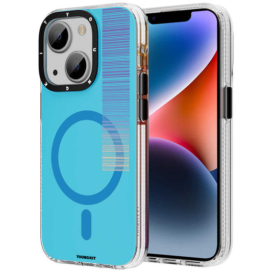 Apple iPhone 14 Plus Kılıf M-safe Şarj Özellikli Youngkit Pure Serisi Kapak