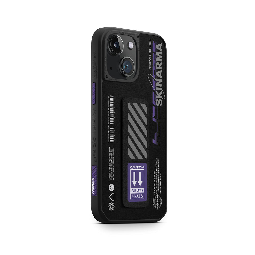 iPhone 14 Plus Kılıf SkinArma Standlı Deri Görünümlü Shingoki Kılıf Turuncu