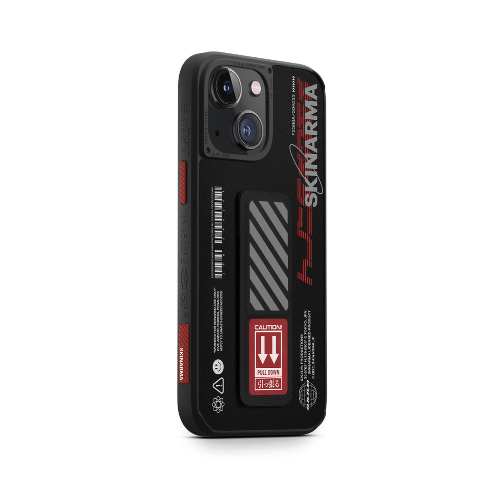 iPhone 14 Plus Kılıf SkinArma Standlı Deri Görünümlü Shingoki Kılıf Mor