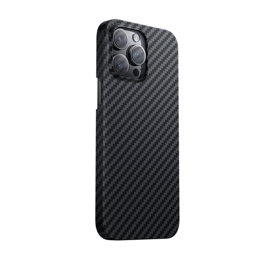 Apple iPhone 14 Pro Kılıf M-safe Özellikli Karbon Fiber Benks Essential Kevlar Kapak
