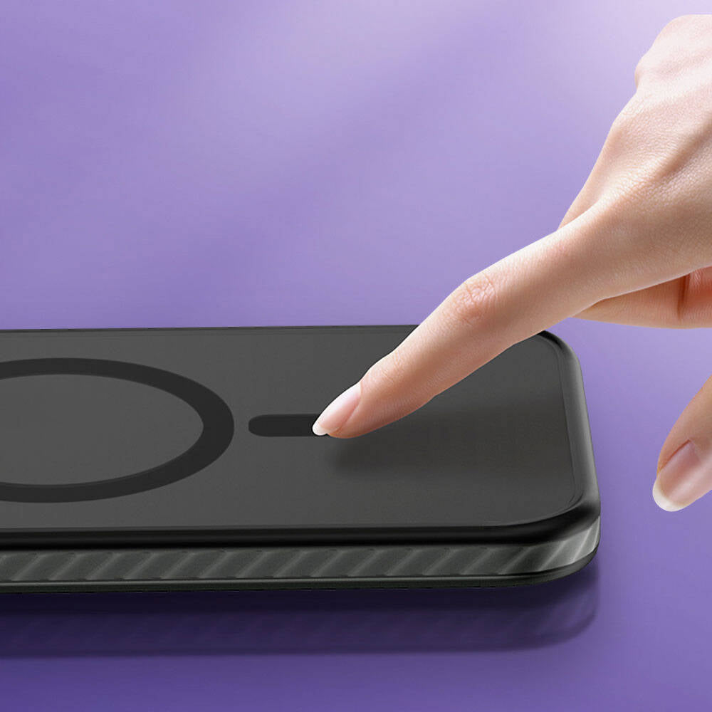 iPhone 14 Pro Kılıf Magsafe Şarj Özellikli Mat Arka Yüzey Benks Drop Resistance Kılıf Mavi