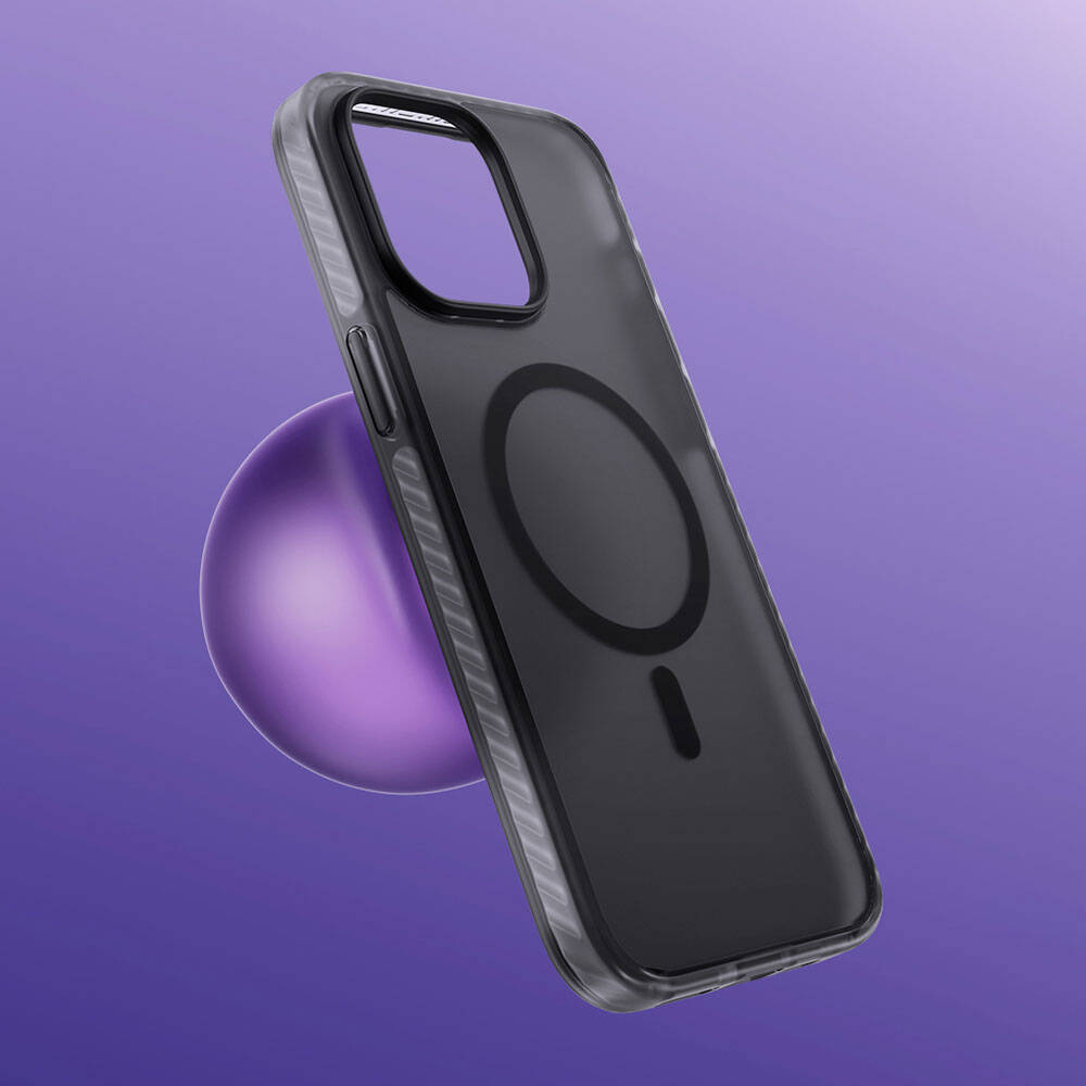 iPhone 14 Pro Kılıf Magsafe Şarj Özellikli Mat Arka Yüzey Benks Drop Resistance Kılıf Mavi