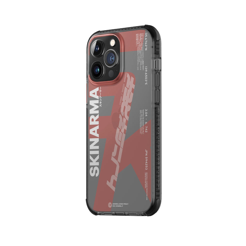 iPhone 14 Pro Kılıf SkinArma Şeffaf Airbag Tasarımlı Raku Kılıf Mor