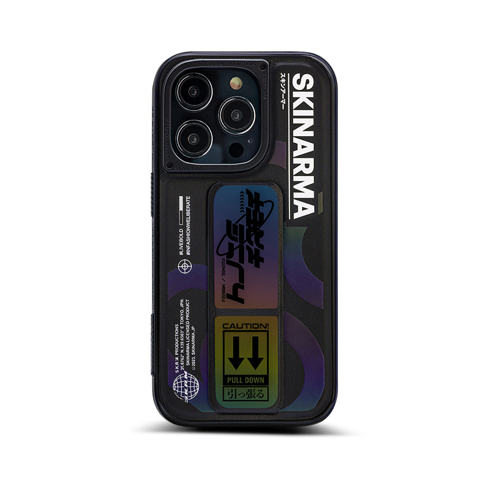 iPhone 14 Pro Kılıf SkinArma Standlı Deri Görünümlü Bango Kılıf Colorful