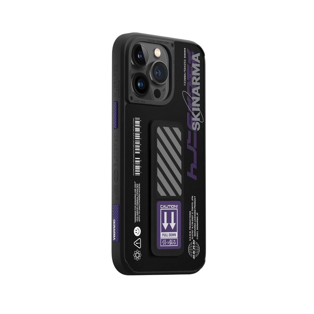 iPhone 14 Pro Kılıf SkinArma Standlı Deri Görünümlü Shingoki Kılıf Turuncu