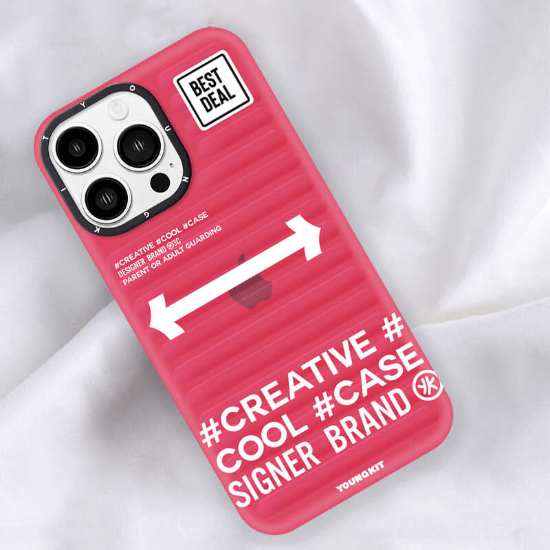 iPhone 14 Pro Kılıf YoungKit Luggage FireFly Serisi Kılıf Yeşil