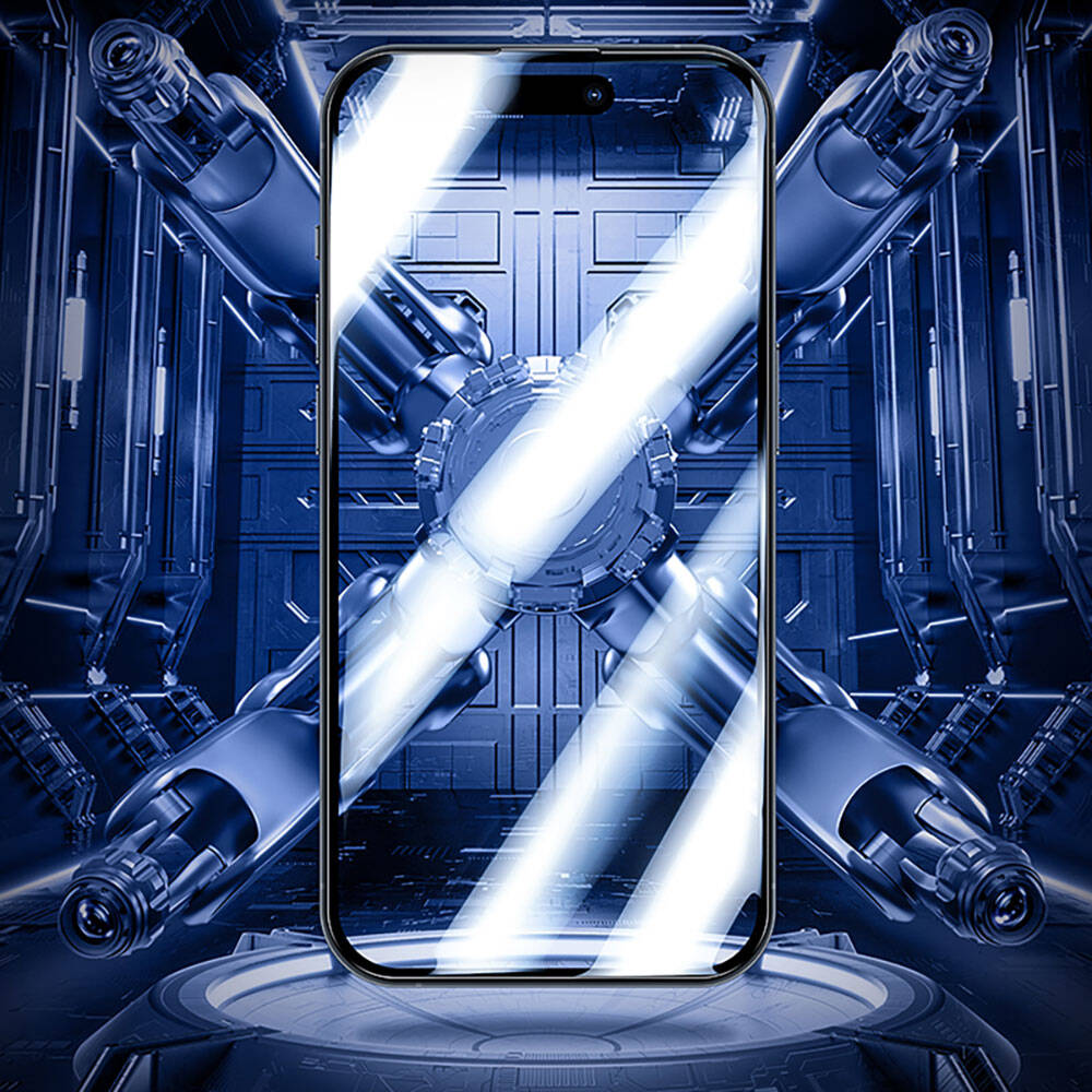 iPhone 14 Pro Max Benks V Pro Safir Shield Ekran Koruyucu + Kolay Uygulama Aparatlı Siyah