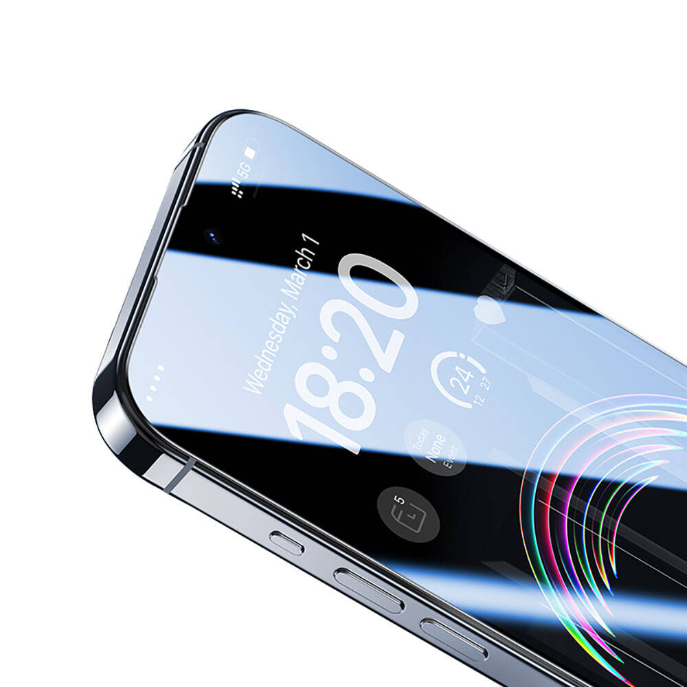 iPhone 14 Pro Max Benks V Pro Ultra Shield 0.3mm Ekran Koruyucu + Kolay Uygulama Aparatlı Siyah