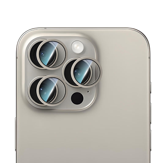 Apple iPhone 14 Pro Max CaseWorld Alloy Serisi Oleofobik Anti Reflective Kamera Lens Koruyucu