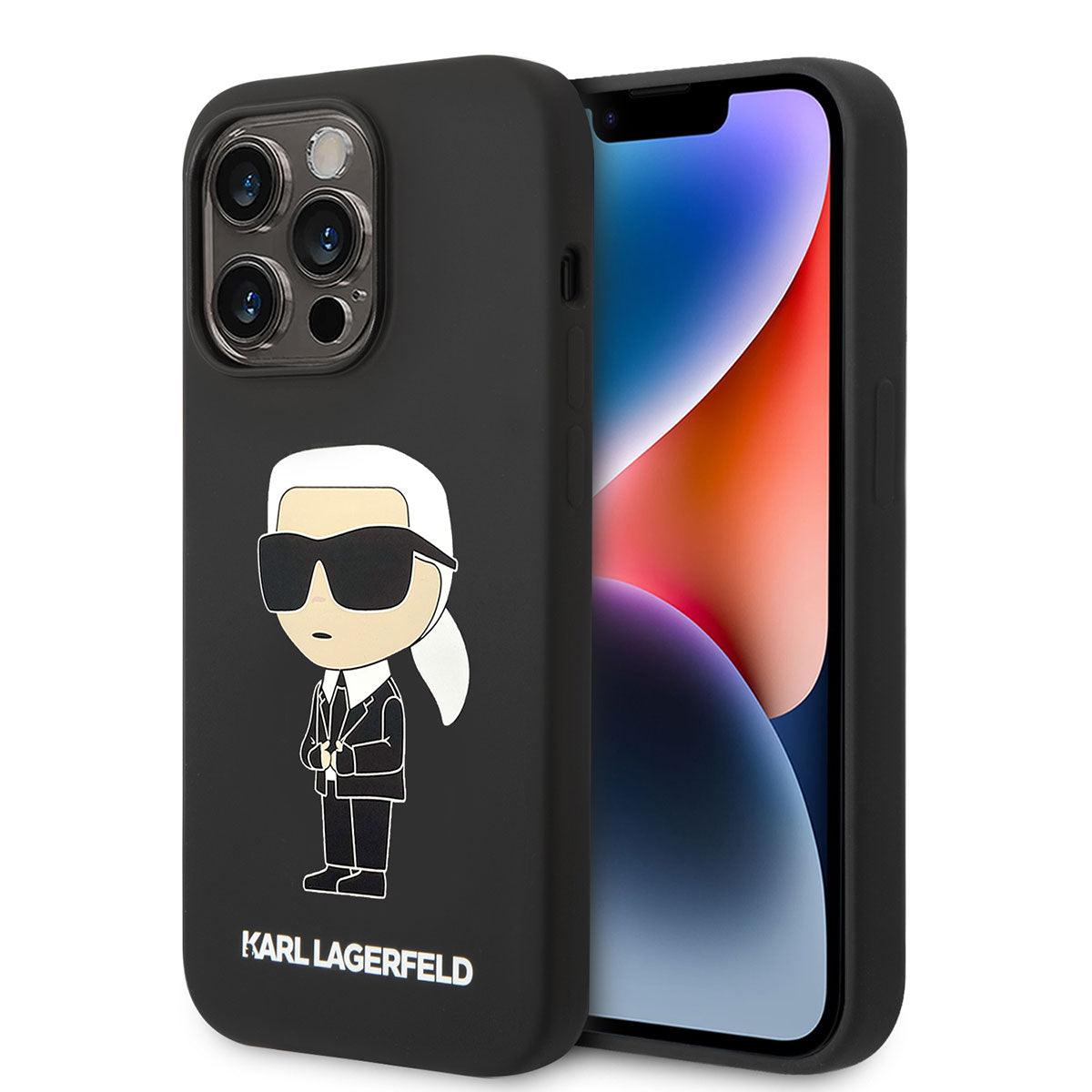 Apple iPhone 14 Pro Max Kılıf Karl Lagerfeld M-safe Şarj Özellikli Silikon Karl Dizayn Kapak