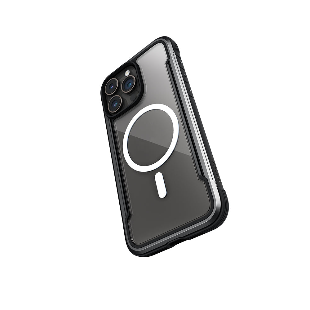 Apple iPhone 14 Pro Max Kılıf M-safe Şarj Özellikli Airbagli Raptic Shield Serisi Şeffaf Arka Yüzey Kapak Colorful