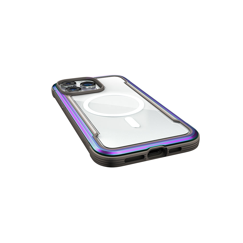 Apple iPhone 14 Pro Max Kılıf M-safe Şarj Özellikli Airbagli Raptic Shield Serisi Şeffaf Arka Yüzey Kapak Siyah