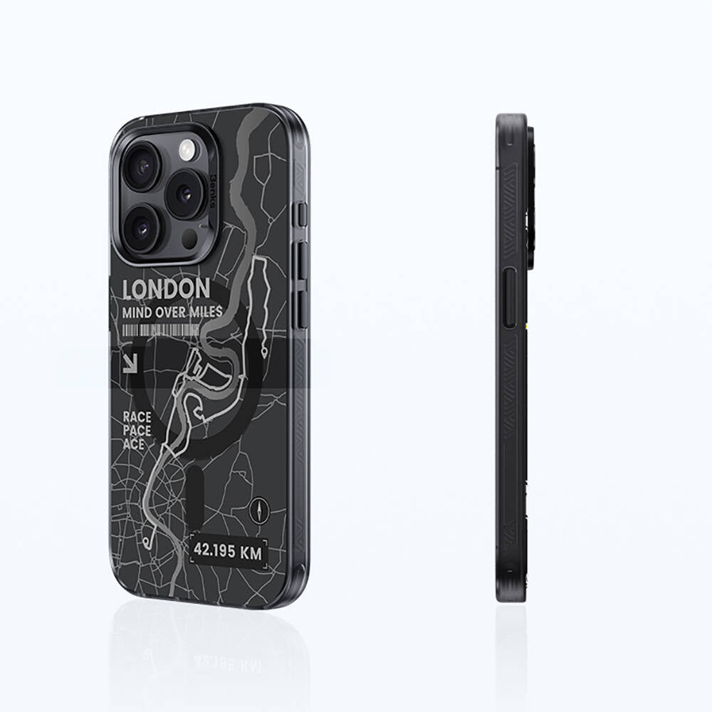 iPhone 14 Pro Max Kılıf Magsafe Şarj Özellikli Benks City Serisi Kılıf Siyah