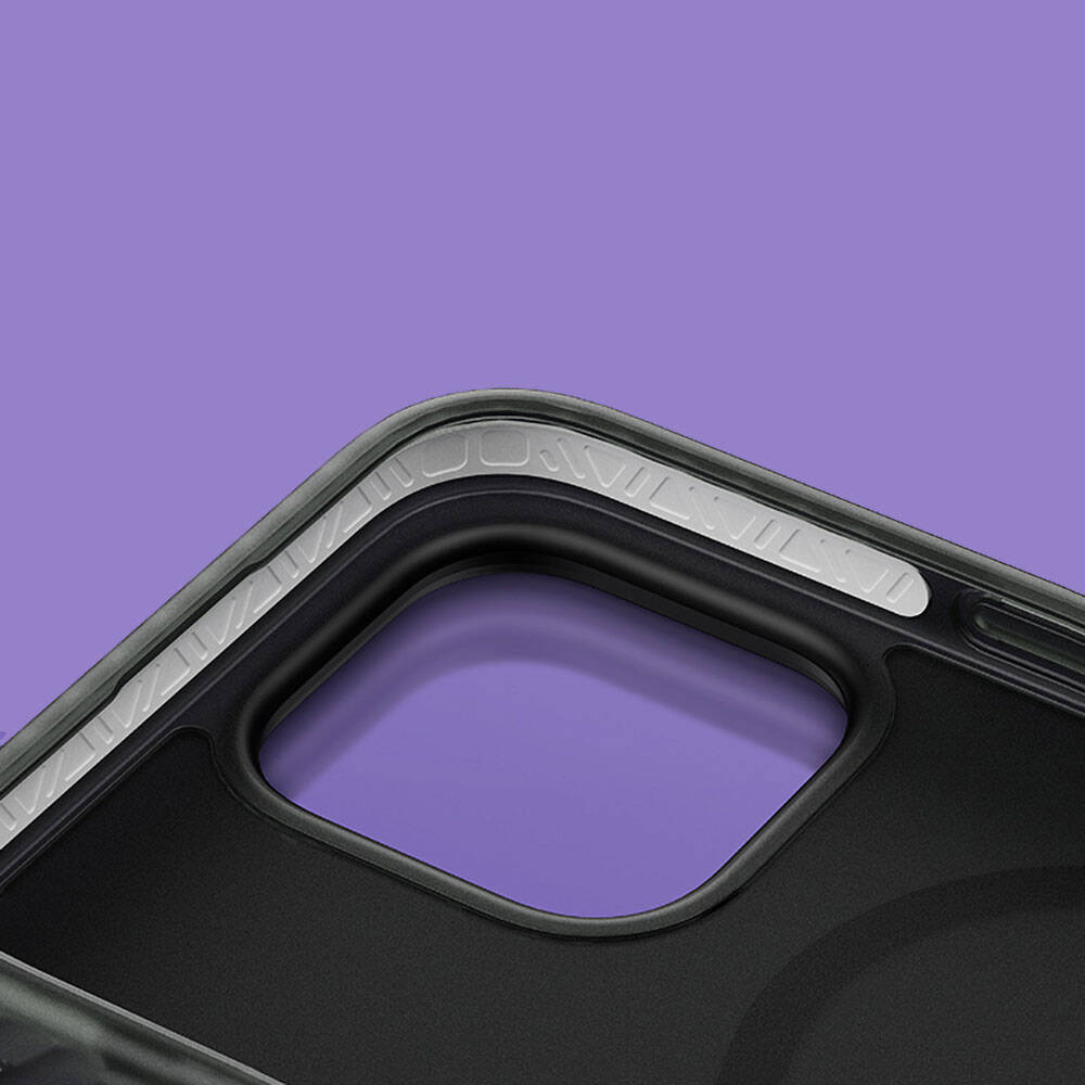 iPhone 14 Pro Max Kılıf Magsafe Şarj Özellikli Mat Arka Yüzey Benks Drop Resistance Kılıf Beyaz