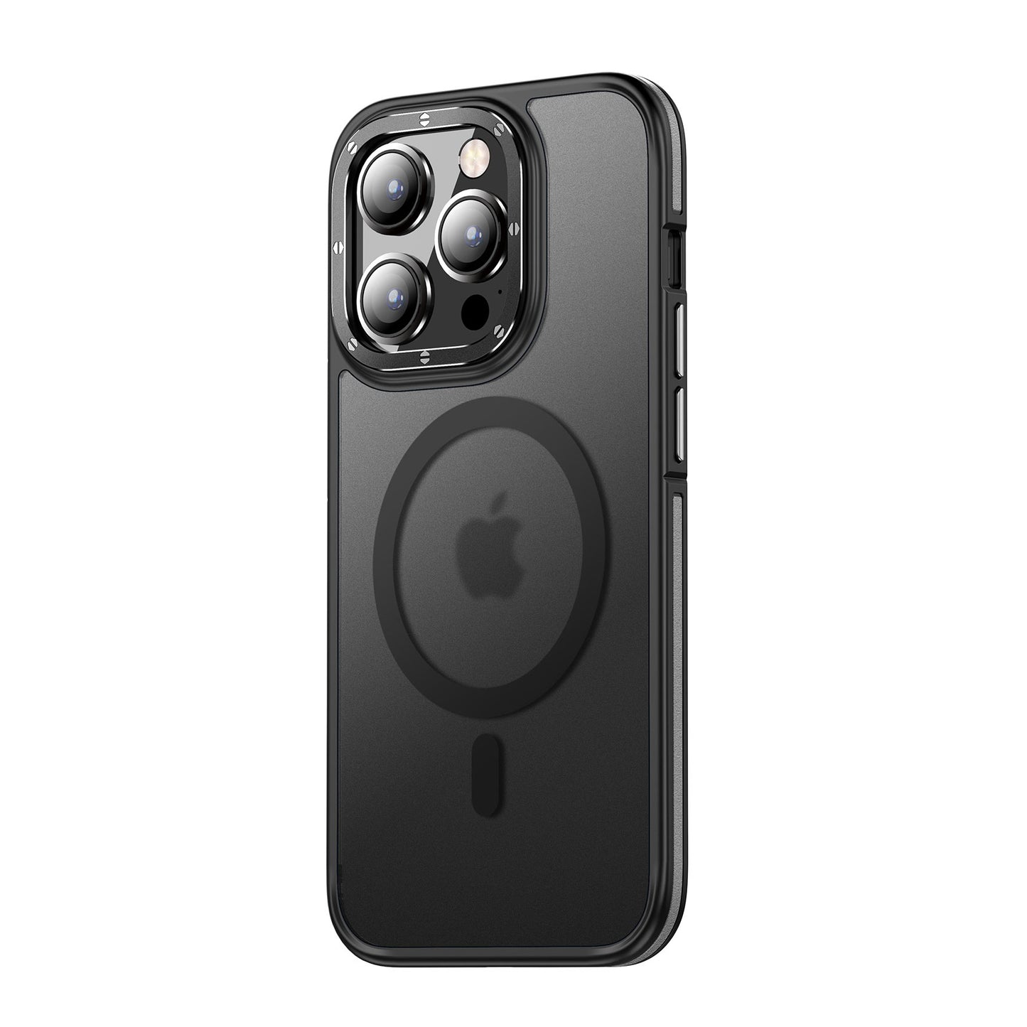 iPhone 14 Pro Max Kılıf Magsafe Şarj Özellikli Mat Görünümlü Wlons Vevo Kılıf Siyah