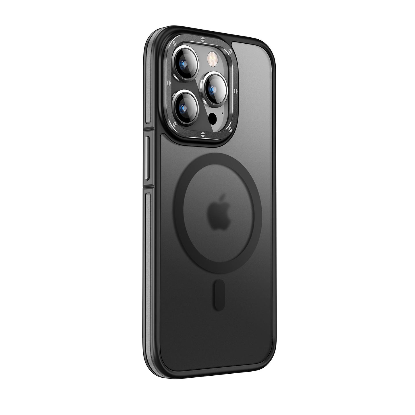 iPhone 14 Pro Max Kılıf Magsafe Şarj Özellikli Mat Görünümlü Wlons Vevo Kılıf Siyah