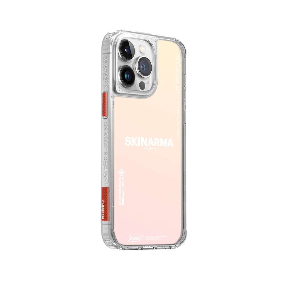 iPhone 14 Pro Max Kılıf SkinArma Şeffaf Airbag Tasarımlı Boyun Askılı Kiru Kılıf Colorful