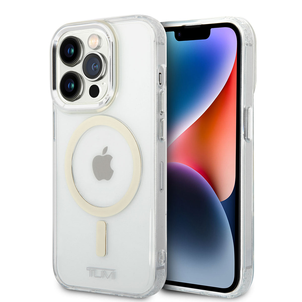 iPhone 14 Pro Max Kılıf TUMI Magsafe Şarj Özellikli Airbag Tasarımlı Kılıf Renksiz