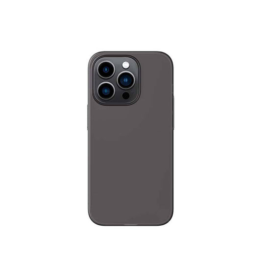 iPhone 14 Pro Max Kılıf Ultra İnce Mat PC Arka Yüzey Recci Elite Serisi Kılıf Gri