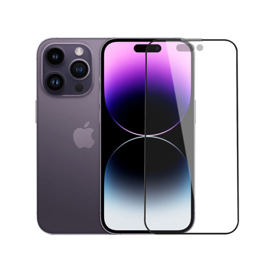 iPhone 14 Pro Max Wiwu iVista Screen Matte Ultra Güçlü Temperli Mat Ekran Koruyucu Siyah