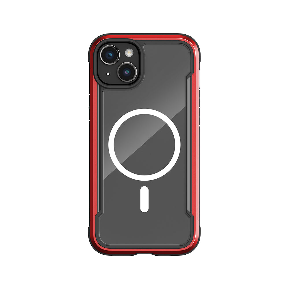 Apple iPhone 15 Kılıf M-safe Şarj Özellikli Airbagli Raptic Shield Serisi Şeffaf Arka Yüzey Kapak