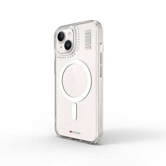 iPhone 15 Kılıf Magsafe Şarj Özellikli Şeffaf Transparan Wiwu Turkey D Serisi Kılıf Renksiz