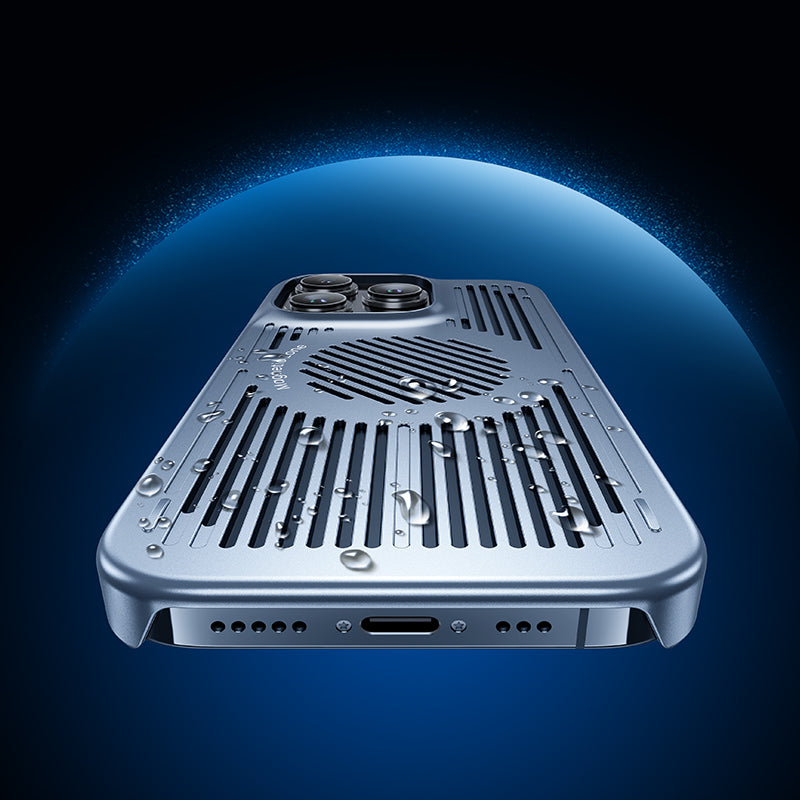 iPhone 15 Kılıf Magsafe Şarj ve Soğutucu Özellikli Benks Biliz Kılıf Gri